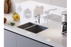Arizona 1.5 Göz Alttan Yapıştırma Gri Granit Evye