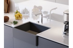 Venedik Antrasit Gri Country Granit Evye