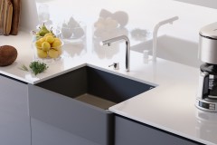 Venedik Antrasit Gri Country Granit Evye