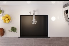 Venedik Siyah Country Granit Evye