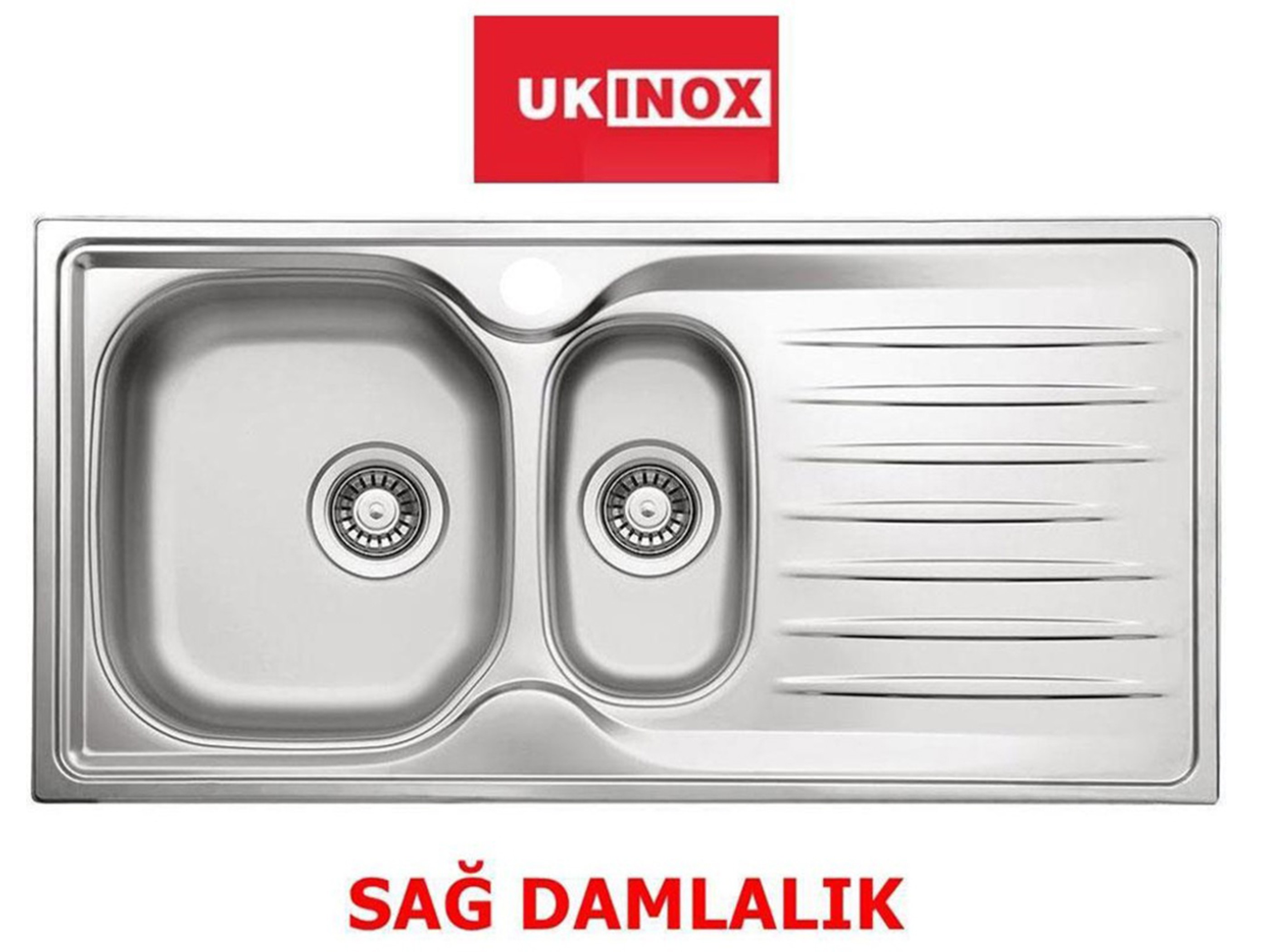 Fusion 100 1.5 Gözlü Sağ Damlalık Mikro Keten Çelik Evye