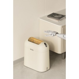 Mase Mode Sensörlü İç Kutulu Akıllı Çöp Kutusu Krem Renk MAS6715C-9L