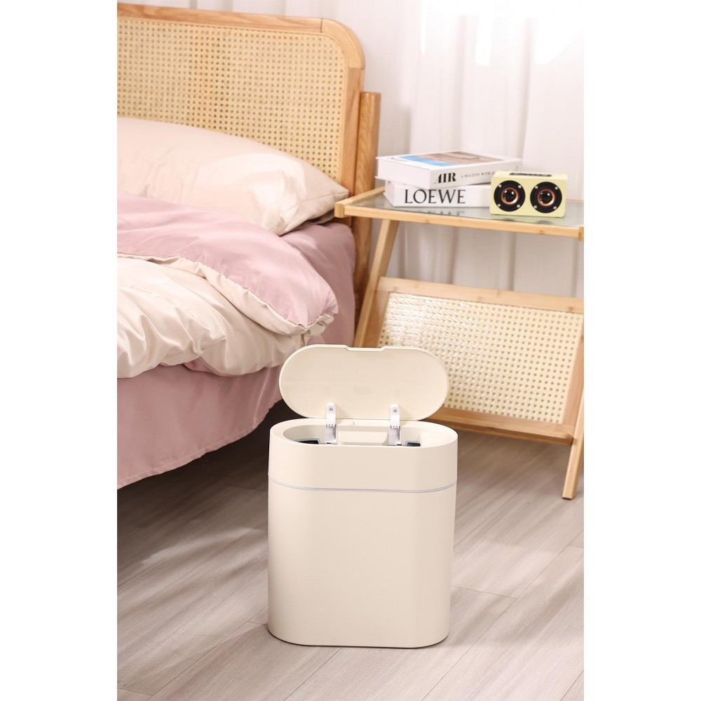 Mase Mode Sensörlü Akıllı Çöp Kutusu Koku Önlemeli Torba Vakumlu MAS6717C-11L