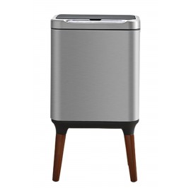 Mase Mode Sensörlü Akıllı Çöp Kutusu Koku Önlemeli Ahşap Ayaklı MAS9710S-9L 