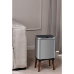 Mase Mode Sensörlü Akıllı Çöp Kutusu Koku Önlemeli Ahşap Ayaklı MAS9710S-9L 