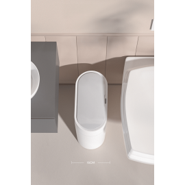 Mase Mode Koku Önlemeli, Torba Vakumlu Sensörlü Çöp Kutusu MAS6717W-11L