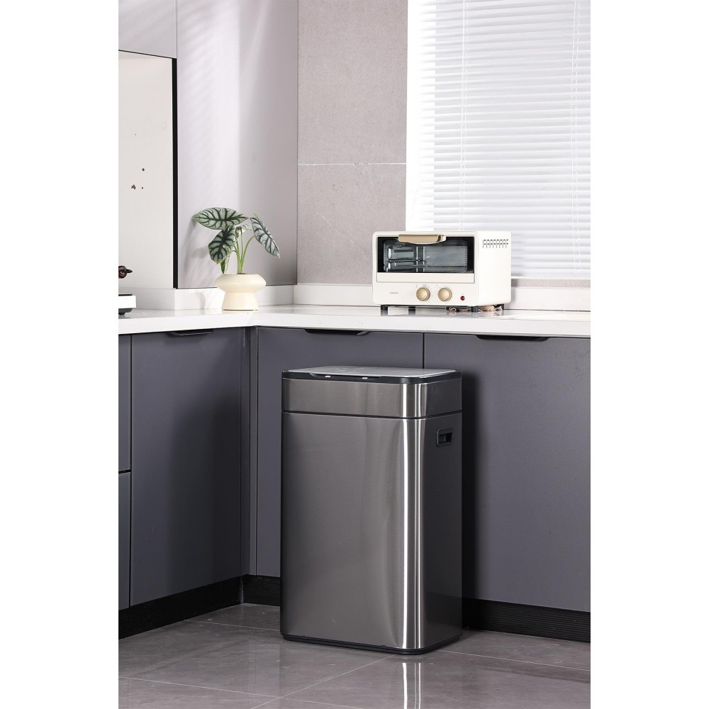 Mase Mode Sensörlü Akıllı Çöp Kutusu Koku Önlemeli MAS5515-40L 