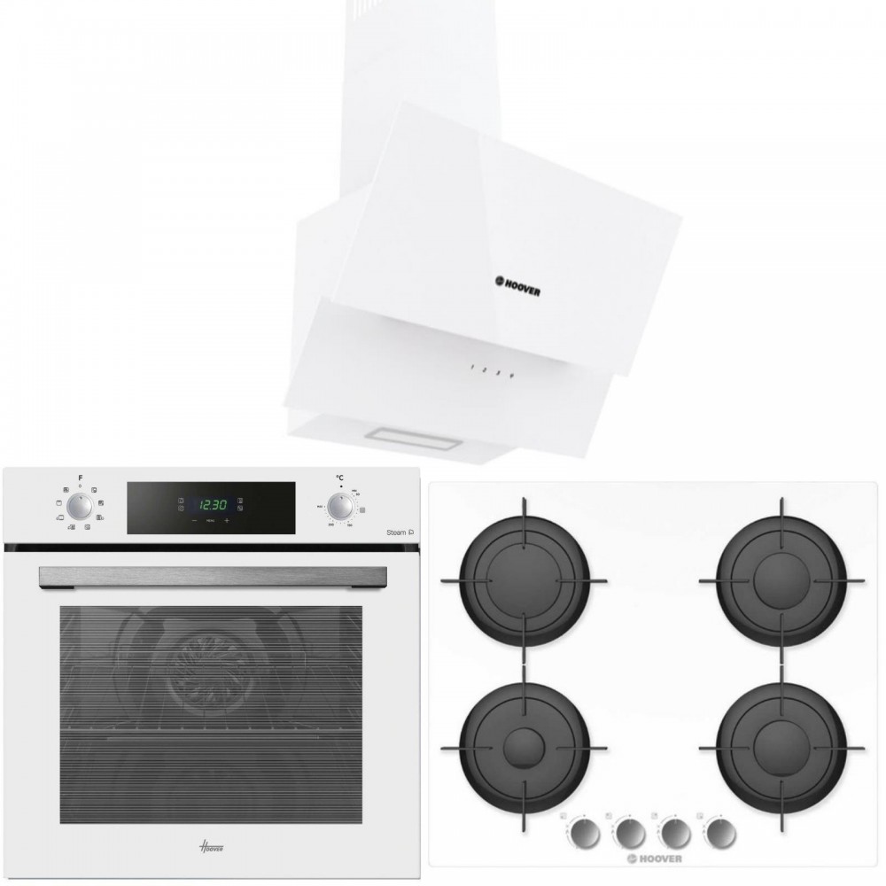 Hoover Ankastre Set Beyaz ( HVW6MV – HDG6C2GWTK – HO3158W )