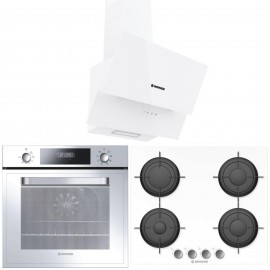 Hoover Ankastre Set Beyaz (HDG6CGWTK-HVW6MW-HOT 3051 WI)