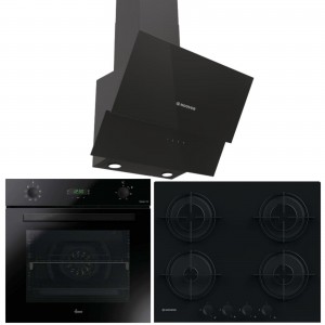 Hoover Ankastre Set Siyah ( HO3158B -HDG6C2GBTK – HVW6MBB )