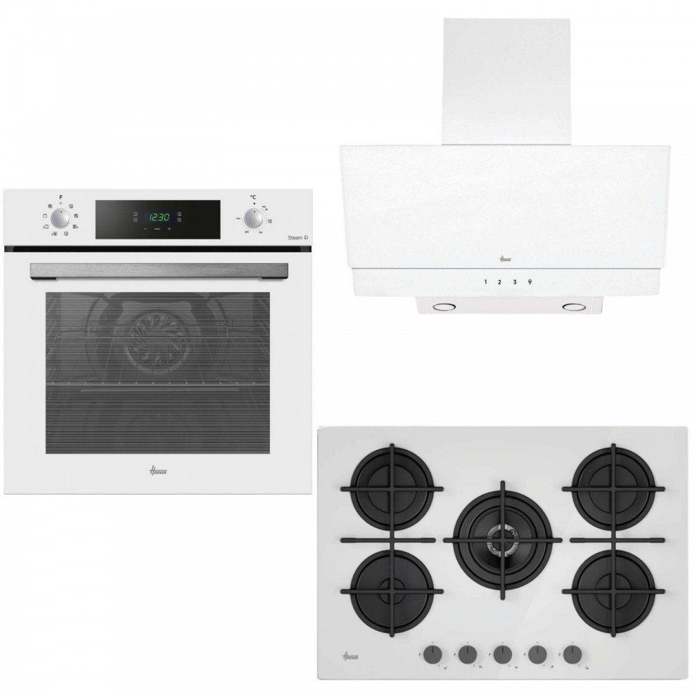 Hoover XL Ankastre Set Beyaz (HO3158W -HVG74C3W -HDG9C2GWTK )