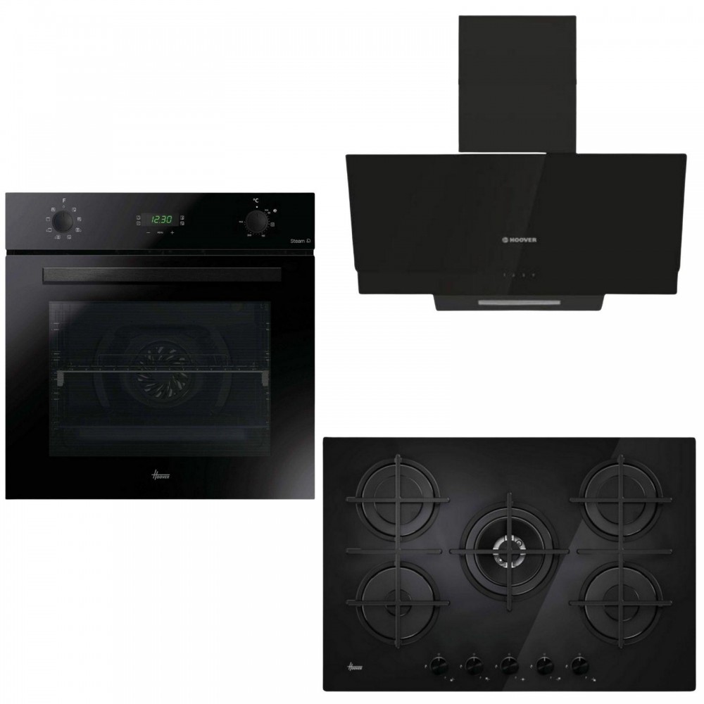 Hoover XL Ankastre Set Siyah ( HO3158B -HVG7PB/TK- Hdg9c2gbtk )