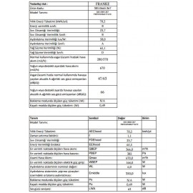 Franke Beyaz Ankastre Aspiratör