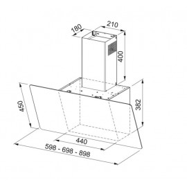 Franke Siyah Davlumbaz Fpj 615 V Bk/Ss