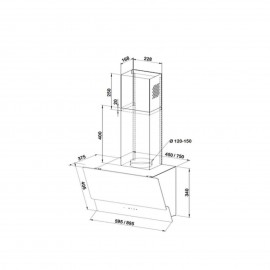 Teka Gri Davlumbaz Atv 60 Pro St 