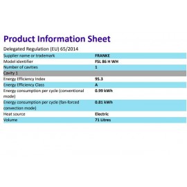 Franke Smart Lınear Dıgıtal Beyaz Ankastre Fırın Fsl 86 H Wh