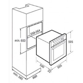 Teka Ankastre Fırın  HAK 625 N