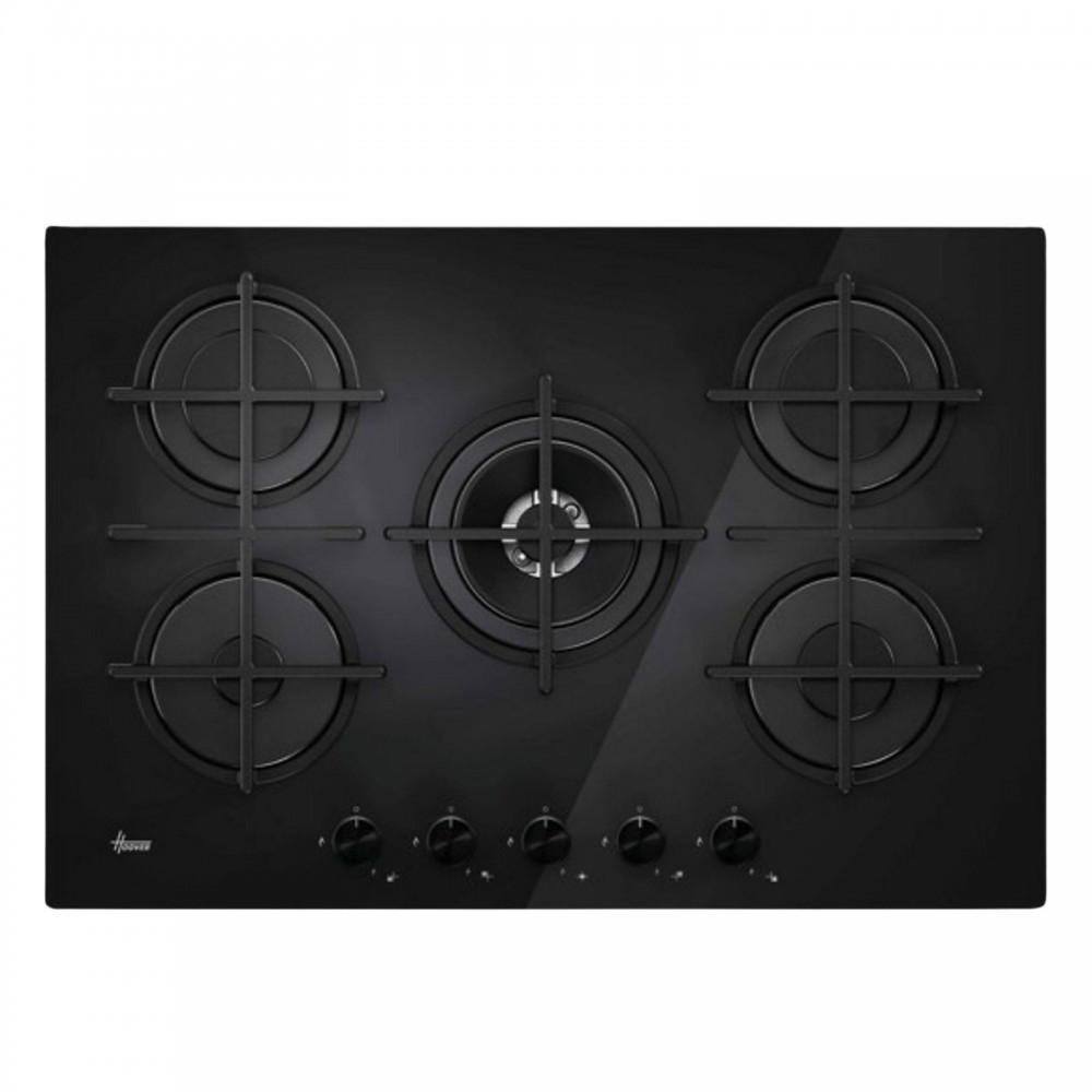H-HOB 300 GAS Siyah 5 gözlü Hoover Ocak