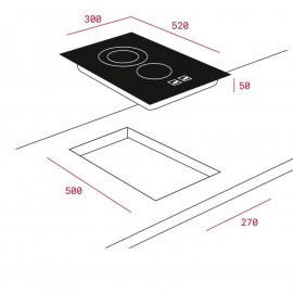 Teka 2 Gözlü Siyah İndüksiyon Ocak IR 3200