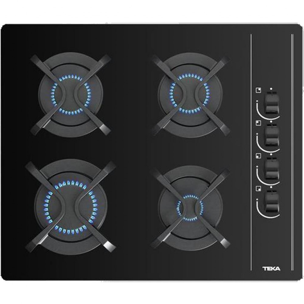 Teka 60 Cm Siyah Gazlı Ocak Gbc 64002 Kbc Bk (E4)