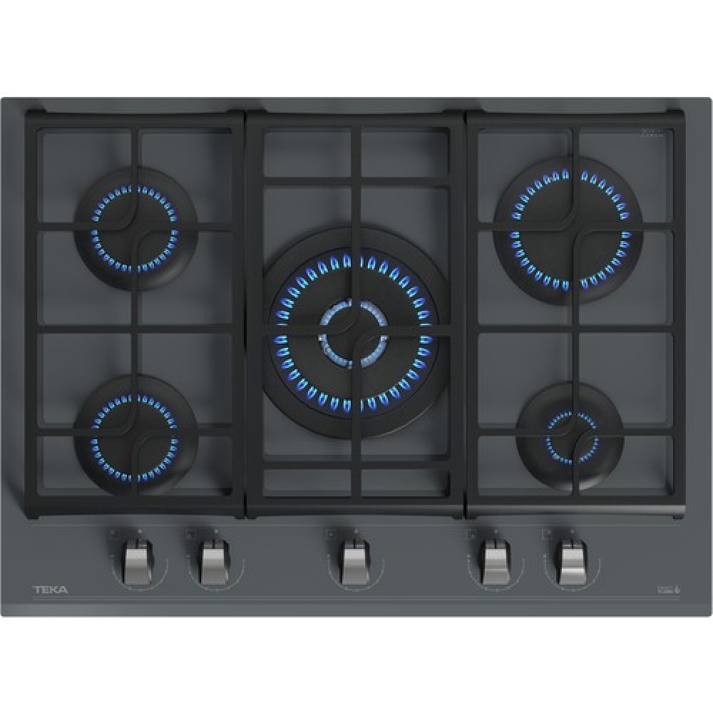 Teka ExactFlame 70 cm Gri Cam Gazlı Ocak GZC 75330 XB