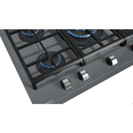 Teka ExactFlame 70 cm Gri Cam Gazlı Ocak GZC 75330 XB