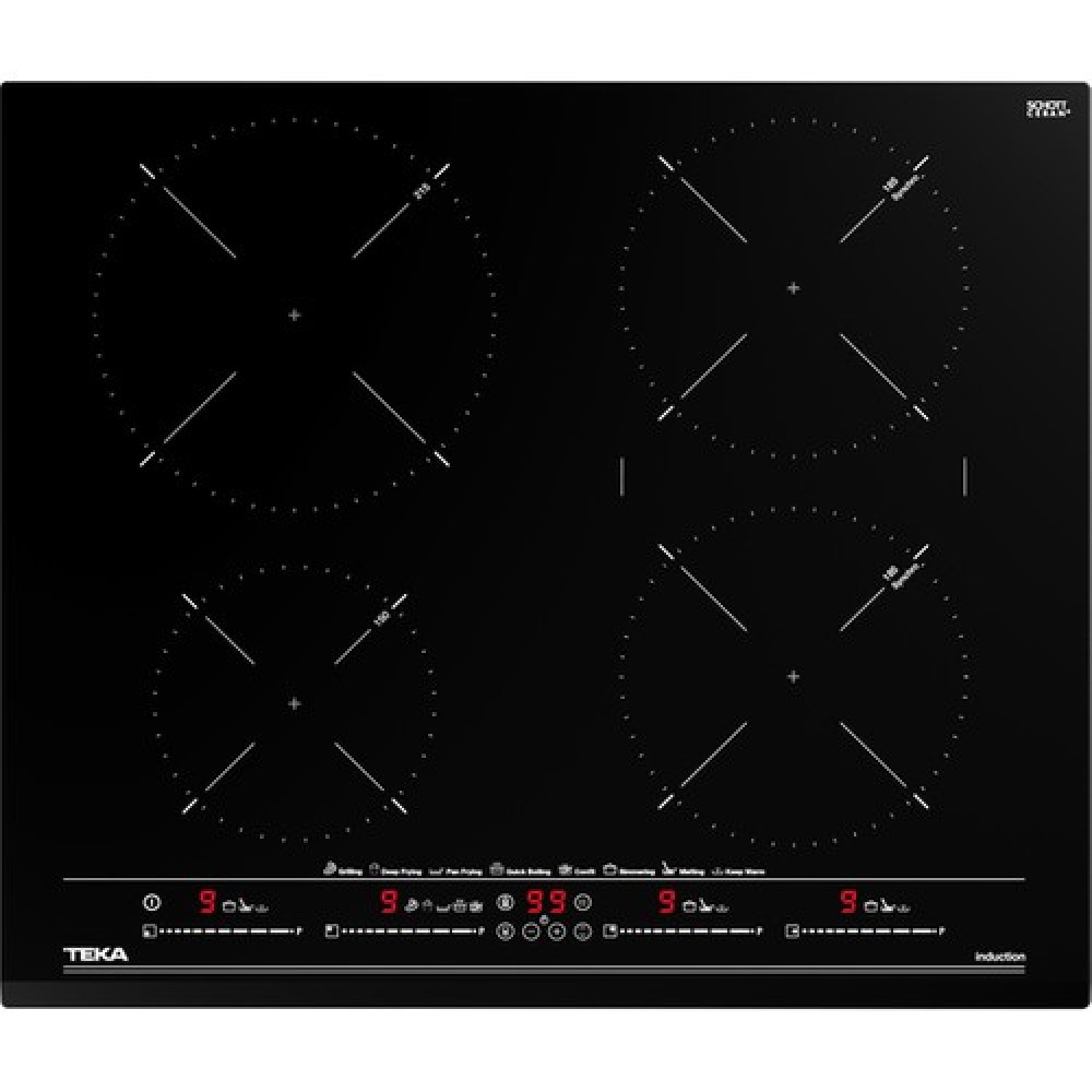 Teka İndüksiyonlu Siyah Ankastre Ocak IZC 64630 BK MST