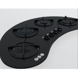 Teka Kristal Cam Gazlı Ocak Siyah Vr 90 4g Aı Al Tr