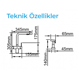 Crauf Lusso 4040  Spiralli & Arıtıcı Çıkışlı Batarya