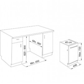 Franke Tam Ankastre Bulaşık Makinesi FDW 4510 E8P E