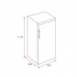 Teka 7 Çekmeceli No Frost Derin Dondurucu RSF 43250 SS EU