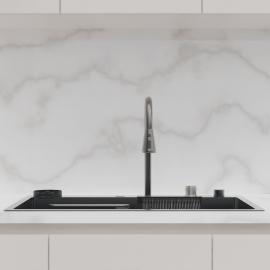 Asil Krom Eco Şelale Eviye Füme Renk