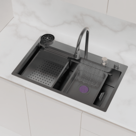 Asil Krom Eco Şelale Eviye Füme Renk