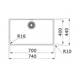 Franke Maris Mrx 110-70 Paslanmaz Çelik Eviye