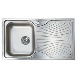 Teka Nerissa 50 Mikroketen Sağ Damlalıklı Çelik Eviye