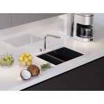 Arizona 1.5 Göz Alttan Yapıştırma Granit Eviye