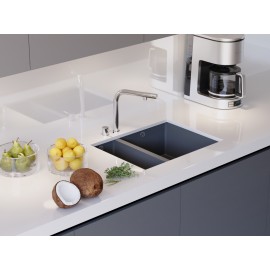 Arizona 1.5 Göz Alttan Yapıştırma Granit Eviye