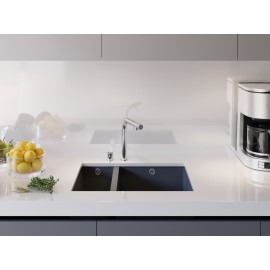 Arizona 1.5 Göz Alttan Yapıştırma Granit Eviye