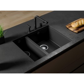 Arizona 1.5 Göz Alttan Yapıştırma Granit Eviye