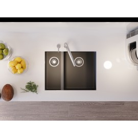 Arizona 1.5 Göz Alttan Yapıştırma Granit Eviye