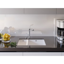 Arizona 1.5 Göz Alttan Yapıştırma Granit Eviye