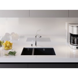 Arizona 1.5 Göz Alttan Yapıştırma Granit Eviye