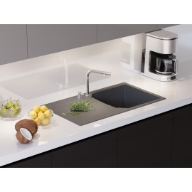 Babil Tek Göz Damlalıklı Granit Eviye