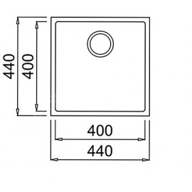 Palmira Tek Göz Granit Eviye