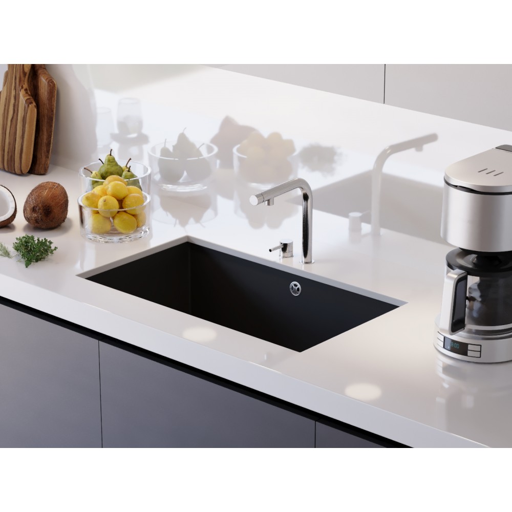 Perre Tek Göz Granit Eviye