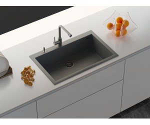 Troy Tek Göz Granit Eviye