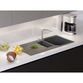 Zeugma 1.5 Göz Damlalıklı Granit Eviye