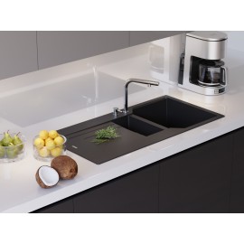 Zeugma 1.5 Göz Damlalıklı Granit Eviye