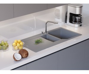 Zeugma 1.5 Göz Damlalıklı Granit Eviye