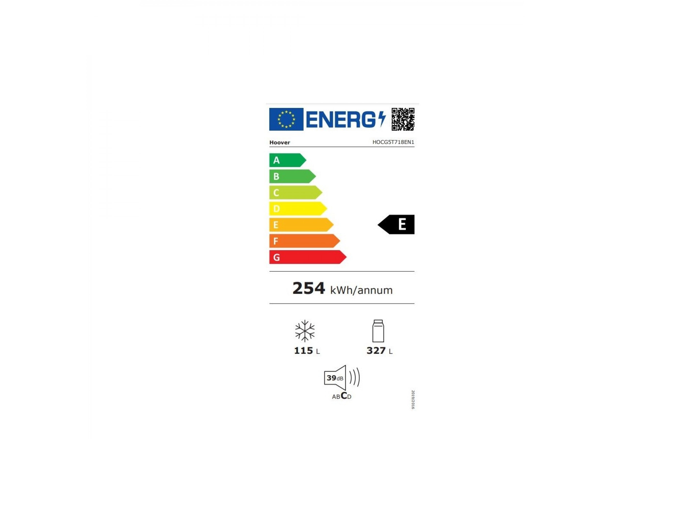 H-FRIDGE 500 Antrasit Hoover Buzdolabı